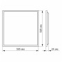 Світильник Videx LED панель 48W 6000K матова (VL-Pb486W)