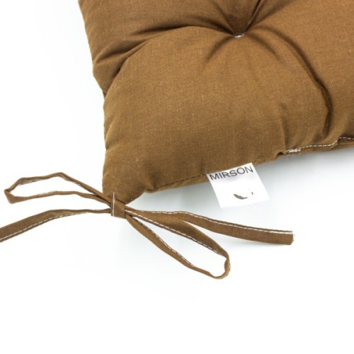 Подушка на стілець MirSon Ranforce Elite 19-1217 Chocolate Perla 40х40 см (2200006185253)