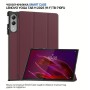 Чохол до планшета BeCover Smart Case Lenovo Yoga Tab 11 2025 (11.1") TB-710FU Red Wine (715095)