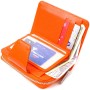 Портмоне Canpellini З натуральної шкіри флотар Помаранчеве (21602)