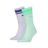 Шкарпетки Puma Crew Heritage Stripe Unisex 261058001-004 фіолетовий/м'ятний 43-46 (8718824801124)