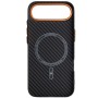 Чохол до мобільного телефона Armorstandart LikeCarbon2 SE MagCase Apple iPhone 17 Air Black Orange (ARM89155)