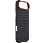 Чохол до мобільного телефона Armorstandart LikeCarbon2 SE MagCase Apple iPhone 17 Air Black Orange (ARM89155)