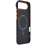 Чохол до мобільного телефона Armorstandart LikeCarbon2 SE MagCase Apple iPhone 17 Air Black Orange (ARM89155)