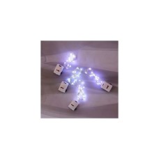 Гірлянда Voltronic White 20LED, 1 режим, 3 м., прозора, 3*АА, (Garl-20LED-3m-W)
