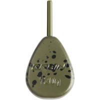 Грузило Brain In-Line Flat Lead 120g 2шт/уп Green (1858.32.08)