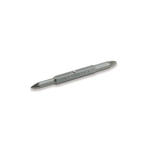 Біта для шуруповерта Toptul хрестова двостороння 1/4' PZ1xPZ2 L75мм (FKBA0102)