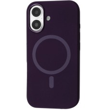 Чохол до мобільного телефона BeCover FIBRA Silicone OmniMag Apple iPhone 16 Dark Purple (716225)