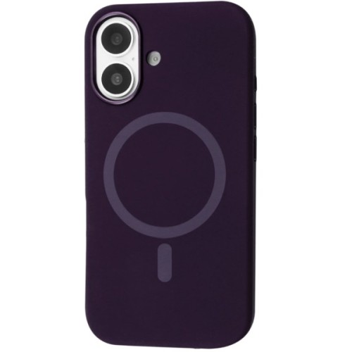 Чохол до мобільного телефона BeCover FIBRA Silicone OmniMag Apple iPhone 16 Dark Purple (716225)