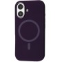 Чохол до мобільного телефона BeCover FIBRA Silicone OmniMag Apple iPhone 16 Dark Purple (716225)