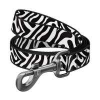 Повідець для собак WAUDOG Nylon "Зебра" L-XXL Ш 25 мм Д 300 см (762-0055)