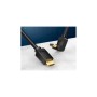 Кабель мультимедійний HDMI M to HDMI M 1.5m 4K60Hz 90° corner black Vention (AAQBG)