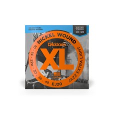 Струни для гітари D'Addario XL Nickel Wound Jazz Extra Light (10-49) (EJ20)
