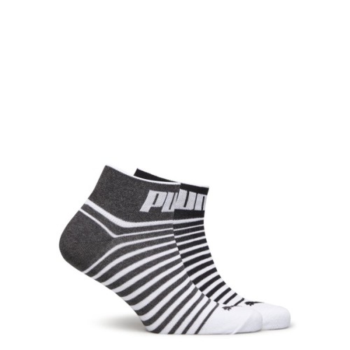 Шкарпетки Puma Unisex Quarter 2P 101002001-022 чорний, сірий, білий 43-46 (8718824798509)