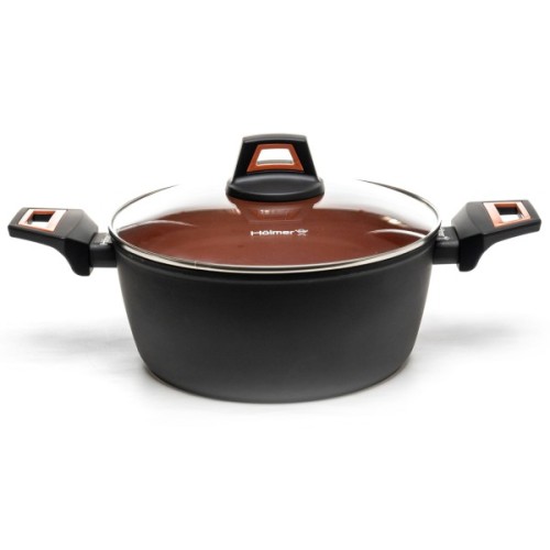 Каструля Hölmer кована з кришкою CR-1342-SBMCL Carrot 4,2 л (CR-1342-SBMCL Carrot)
