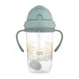 Поїльник-непроливайка Canpol babies MOUNTAINS з трубочкою і обтяжувачем, 270 мл, зелена (56/620_gre)