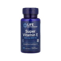 Вітамінно-мінеральний комплекс Life Extension Вітамін E, 268 мг, Super Vitamin E, 90 гелевих капсул (LEX-18639)