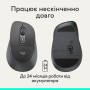 Мишка Logitech Signature Comfort Plus M850L Wireless/Bluetooth/USB-C for Business Graphite (910-007704)