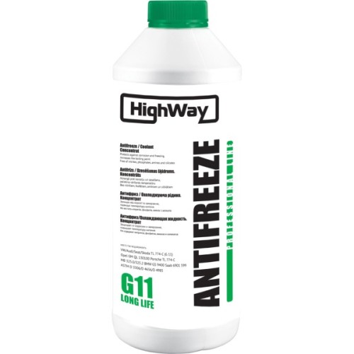 Антифриз HighWay концентрат зелений 1,5л (10024)