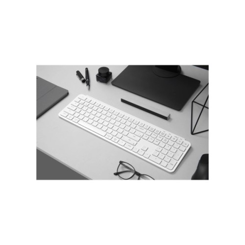 Клавіатура Keychron B6 Pro Wireless/Bluetooth/USB UA Ivory White (B6P-K8-UA)