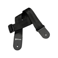 Ремінь для гітари DiMarzio Nylon With Leather Ends Black (DD3100NBK)