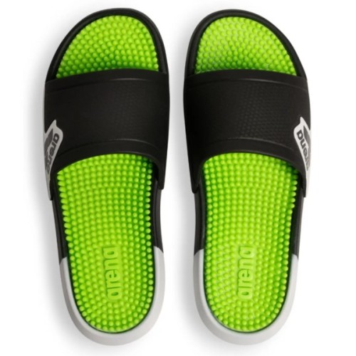 Шльопанці Arena Marco Active 009279-120 чорний, зелений 43 (3468337513421)