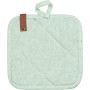 Кухонна прихватка Ardesto Oliver, 20х20 см, 100% бавовна, нап-ч: ватин, аквамарин (ART04OA)