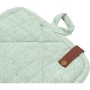 Кухонна прихватка Ardesto Oliver, 20х20 см, 100% бавовна, нап-ч: ватин, аквамарин (ART04OA)