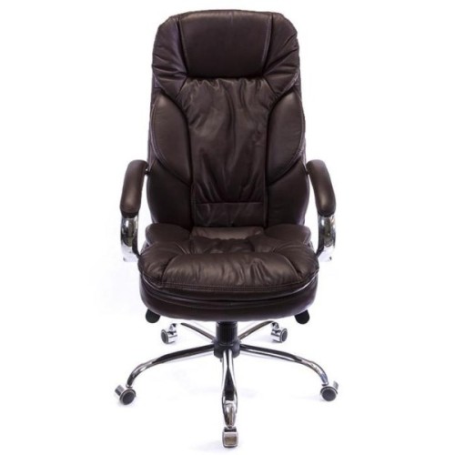 Офісне крісло Аклас Тироль CH MB Кожа натур. Коричневая (05300)