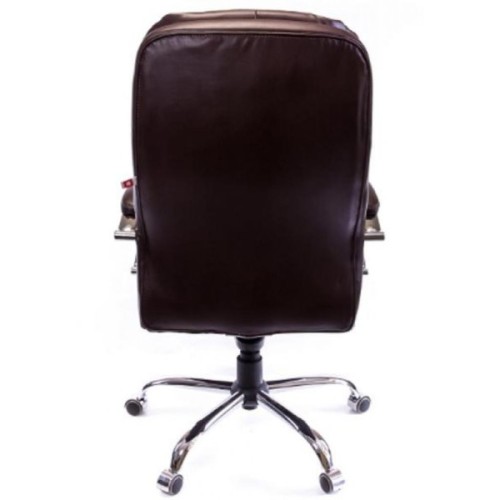 Офісне крісло Аклас Тироль CH MB Кожа натур. Коричневая (05300)