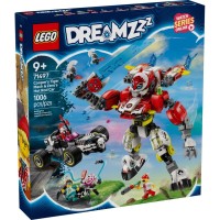 Конструктор LEGO DREAMZzz Робот-тигр Купера та Хот-род авто Зеро (71497)