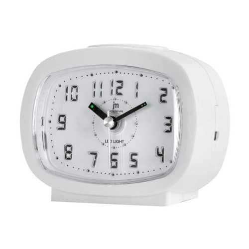 Настільний годинник Lowell будильник, білий (JA7105B)