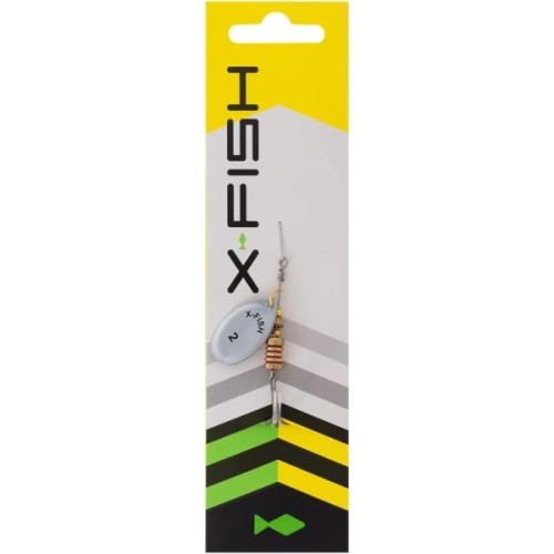 Блешня X-Fish Stark 4.5g 2 Silver (1917.05.70)