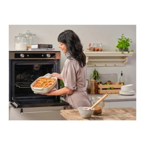 Форма для випікання KitchenAid з кришкою керамогранітна 3,8 л Кремова (CC006109-001)