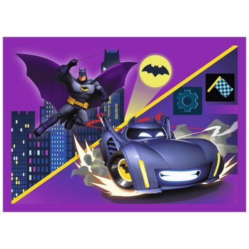 Пазл Trefl Batwheels Зустрічайте Batwheels 4 в 1 (35, 48, 54, 70) (5900511346589)