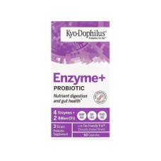 Вітамінно-мінеральний комплекс Kyolic Пробіотик з ферментами, Kyo Dophilus, Enzyme+Probiotic, 60 капсул (WAK-60241)
