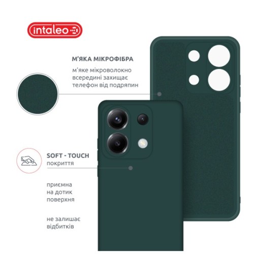 Чохол до мобільного телефона Intaleo Silicone Poco X6 Dark Grey (1283126600456)