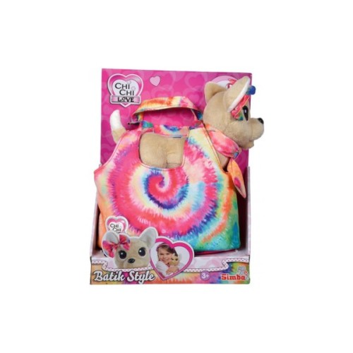 М'яка іграшка Chi Chi Love Собачка Чихуахуа Фешн Батік із сумочкою 20 см (5890008)