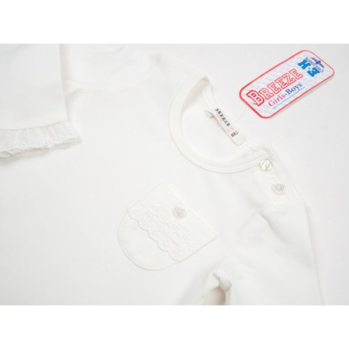 Кофта дитяча Breeze з мереживом (10649-80G-cream)