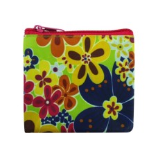 Гаманець дитячий Cool For School на блискавці "Квіти", зелений (CF86360)