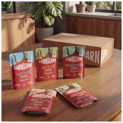 Вологий корм для кішок Carnilove Gravy Turkey with Valerian 85 г (8595602584635)