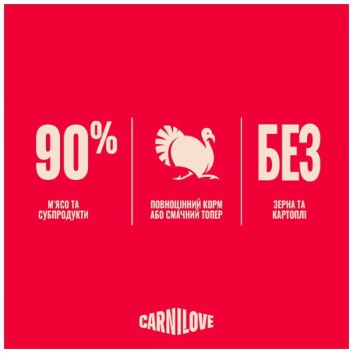 Вологий корм для кішок Carnilove Gravy Turkey with Valerian 85 г (8595602584635)