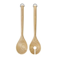 Ложка кухарська KitchenAid Coreline Набір для салату, 2 шт, 30 см, береза (KQR713OHE)