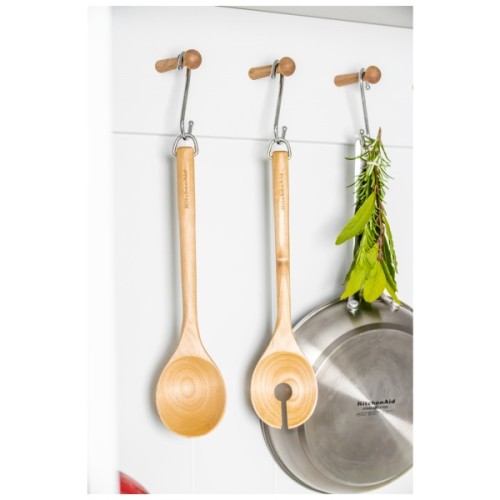 Ложка кухарська KitchenAid Coreline Набір для салату, 2 шт, 30 см, береза (KQR713OHE)