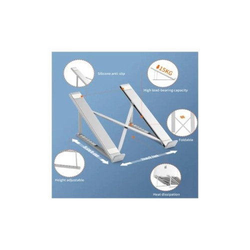 Підставка до ноутбука Choetech up to 17", aluminum, compact design (H055-SL)