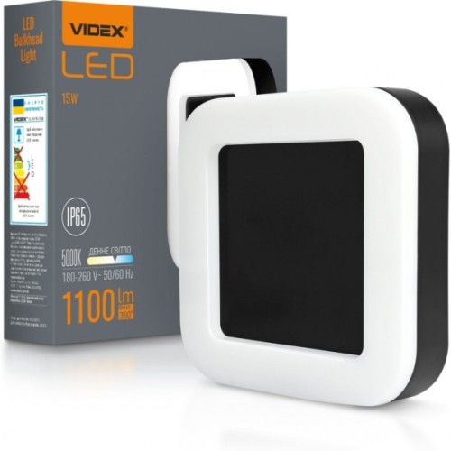 Світильник Videx ART IP65  15W 5000K Black (VL-BHFS-155B)