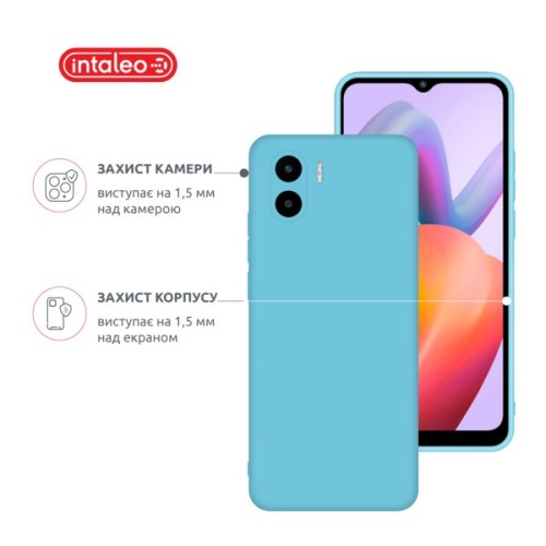 Чохол до мобільного телефона Intaleo Silicone Xiaomi Redmi A2 Light Blue (1283126600883)