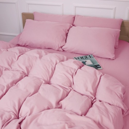 Постільна білизна MirSon 008 Pink Фланель 200х220 Євро (2200009651175)