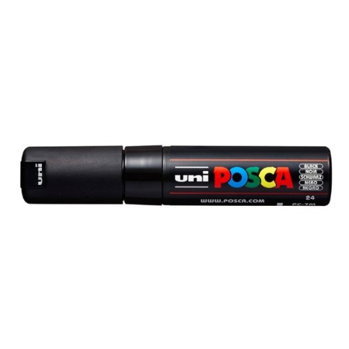 Маркер UNI Posca, 4,5-5,5мм, чорний (PC-7M BLACK)