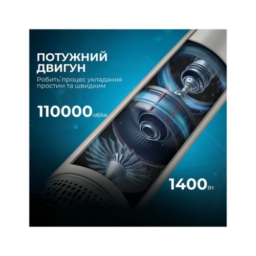 Стайлер Cecotec Bamba CeramicCare 2in1 AirGlam Black (CCTC-00244)